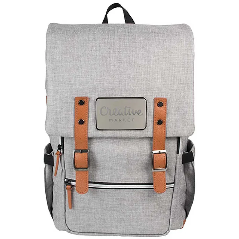 Clearance Bags For Budget Shoppers Gold Bond Grey Rambler Backpack