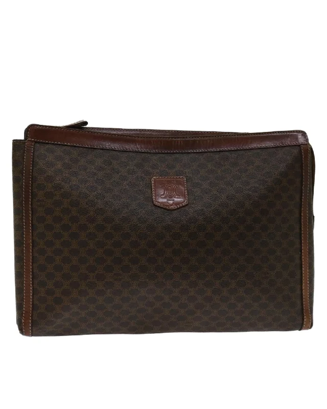 Limited-Time Offer On Trendy Bags Canvas Brown Clutch Bag - Celine Authentic (SKU: 68613)