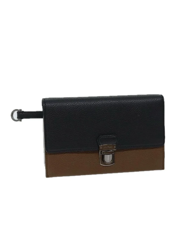 Black Friday And Cyber Monday Bag Deals Leather Gancini Clutch Bag