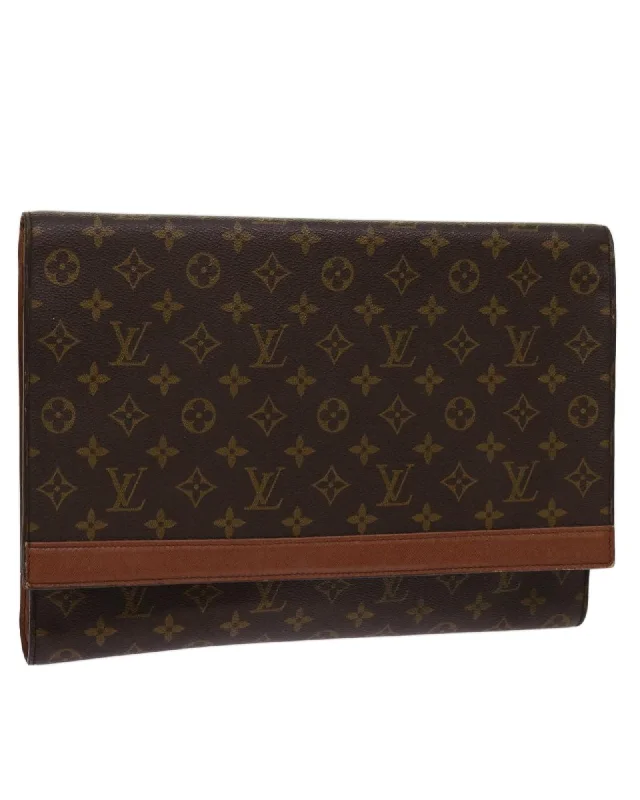 Bags For Urban And Trendy Looks Monogram Canvas Envelope Clutch Bag