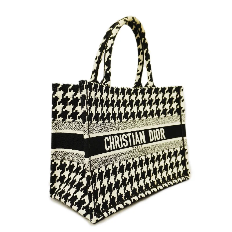 Cyber Monday Discounts On Bags CHRISTIAN DIORAuth  Book Tote Women's Canvas Tote Bag Black