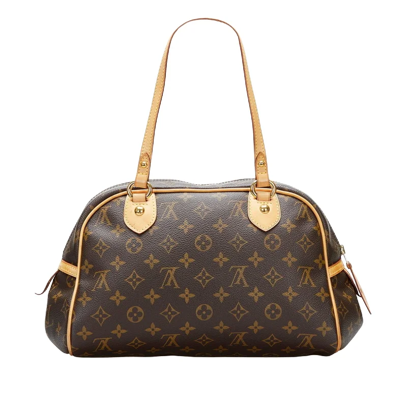 Cyber Monday Discounts On Bags Louis Vuitton Brown Canvas Montorgueil tote bag