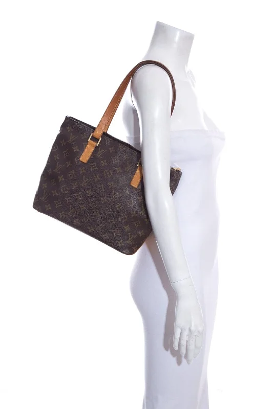 Trendy And Discounted Designer Handbags Louis Vuitton Brown Monogram Cabas Piano Tote