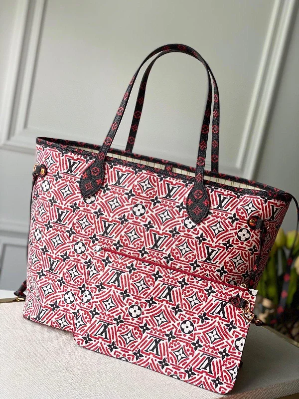 Edgy Bags For Bold And Daring Fashionistas Louis Vuitton Crafty Neverfull MM  Tote Bag