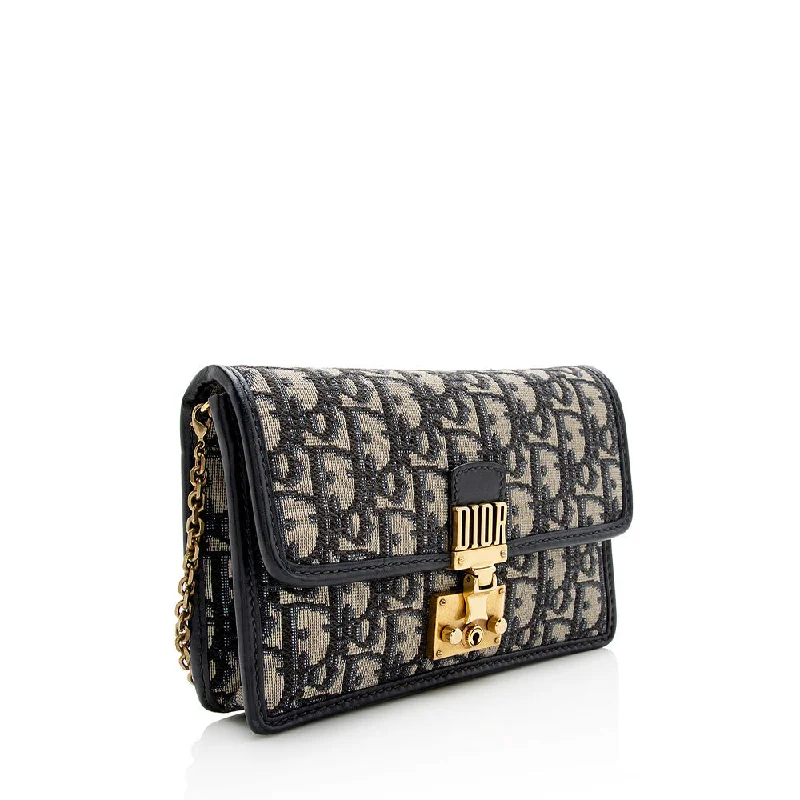 Bold Fashionistas Dior Oblique DiorAddict Chain Clutch (SHF-20828)