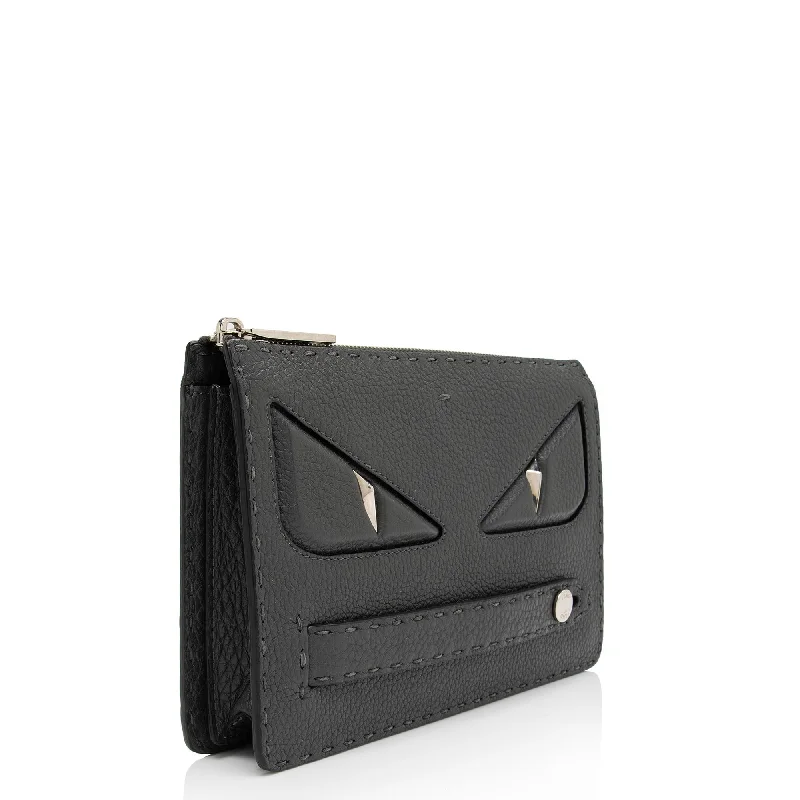 Stylish And Affordable Bags For Every Occasion Fendi Leather Selleria  Monster Clutch (SHF-hyUZqB)