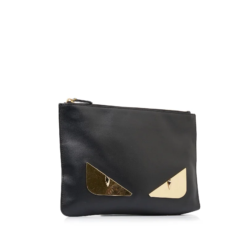 Luxury Bags With Premium Materials And Craftsmanship Fendi Monster Clutch (SHG-7cGwQW)