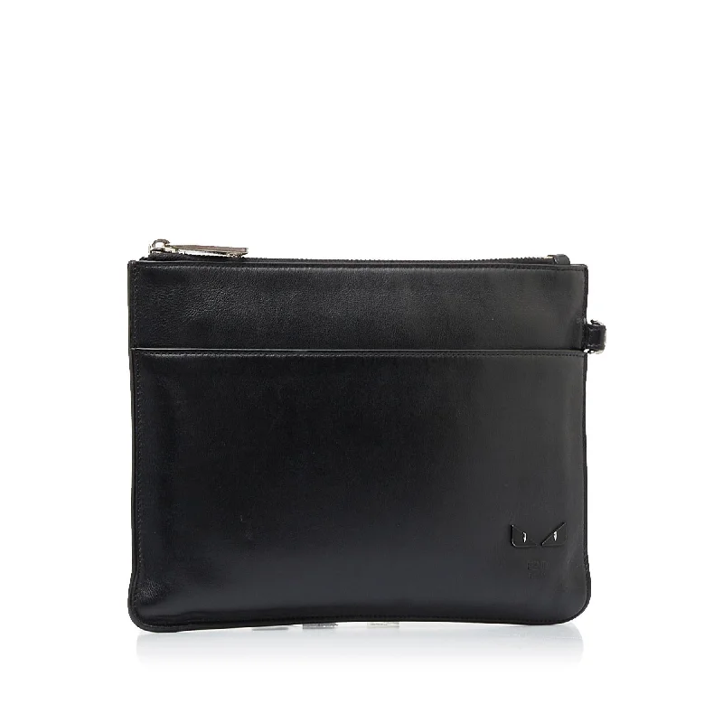 Lightweight And Functional Bags For Travel And Work Fendi Monster Clutch (SHG-ZuVJe8)