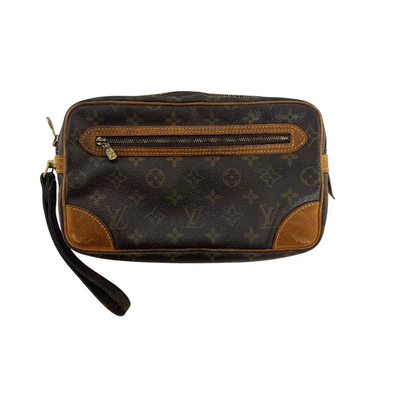 Seasonal Sale Bags LOUIS VUITTON/Clutch Bag/Monogram/Leather/BRW/Marly dragonne clutch