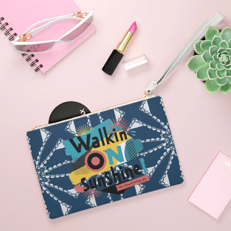 Vibrant Bags With Discounts Clutch Bag - Walkin' On Sunshine