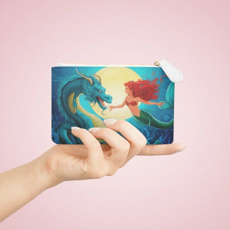 Seasonal Sale Bags Mini Clutch Bag - Mermaid and Dragon