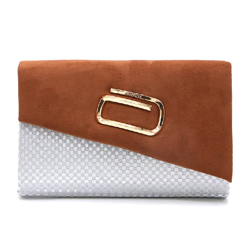 Discounted Designer Bags For Clearance Events Women's Clutch - Brown