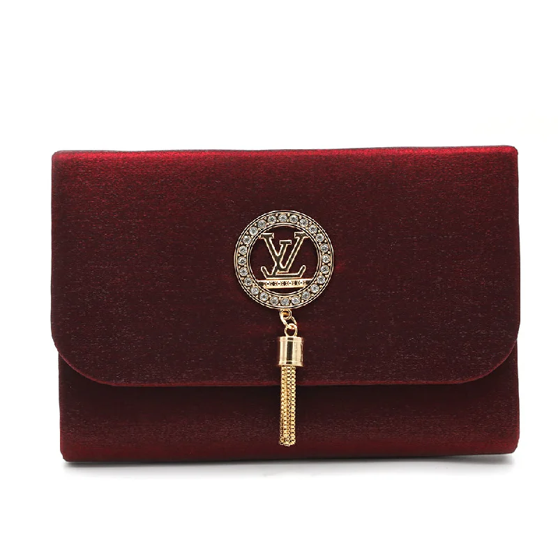 Lightweight Bags With Clearance Prices Women's Clutch - Maroon