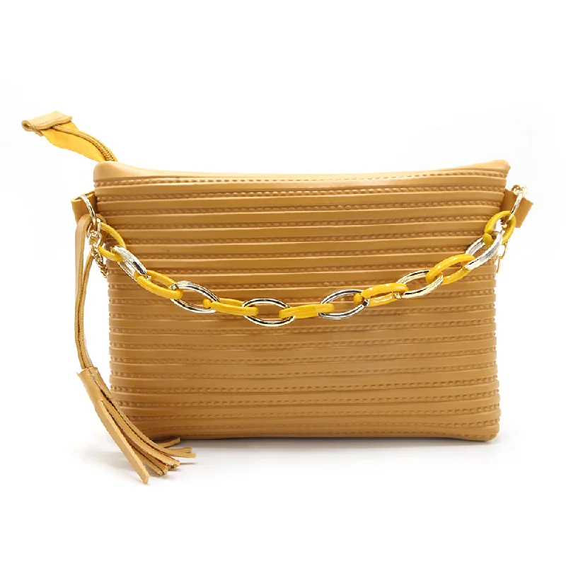 High-Quality Bags On Flash Sale Women's Clutch - Mustard