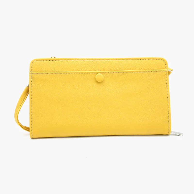 Stylish Bags For Fashion Influencers And Bloggers Women's Clutch - Yellow