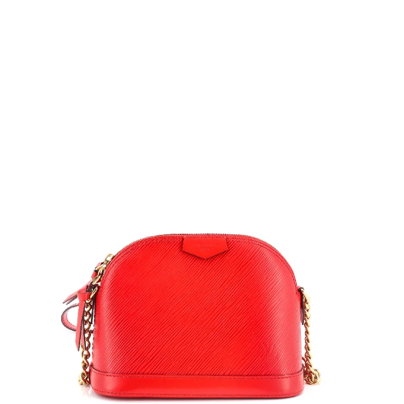 Vintage-Inspired Alma Chain Handbag Epi Leather Mini