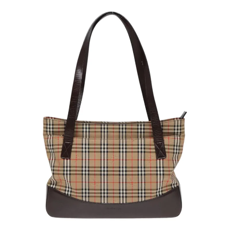 Seasonal Sale Bags Burberry Nova Check  Canvas Tote Bag (Pre-Owned)