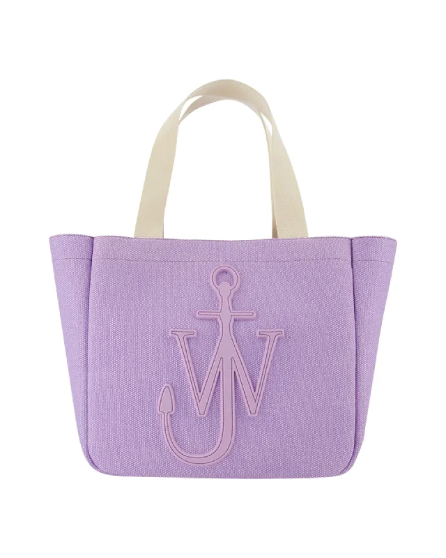 Vibrant Bags With Discounts Cabas Tote Bag - J.W. Anderson -  Lilac - Cotton