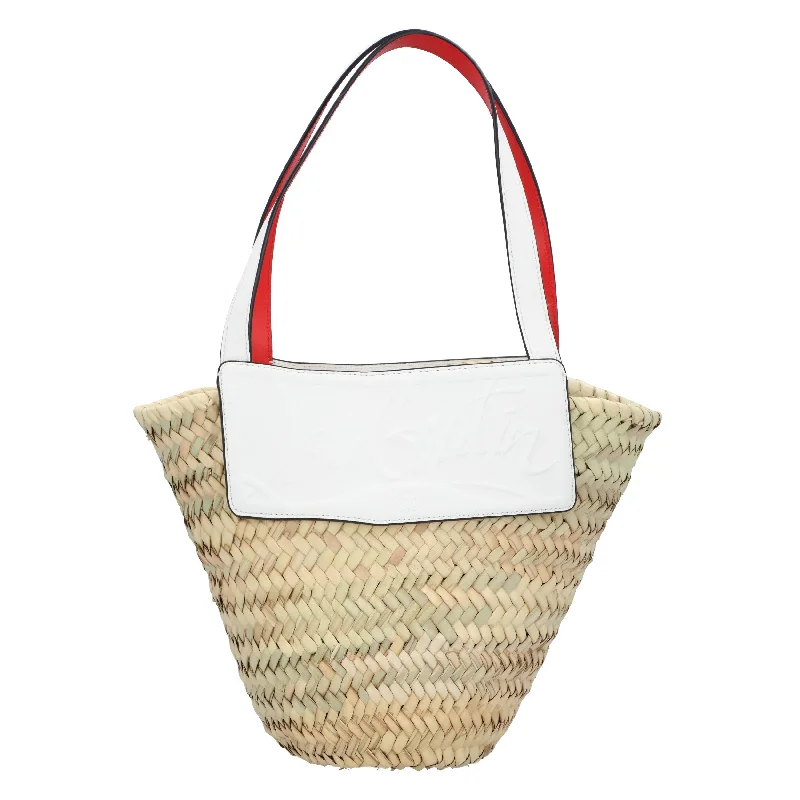 Discounted Designer Bags On Sale Christian Louboutin Loubishore Tote Small White