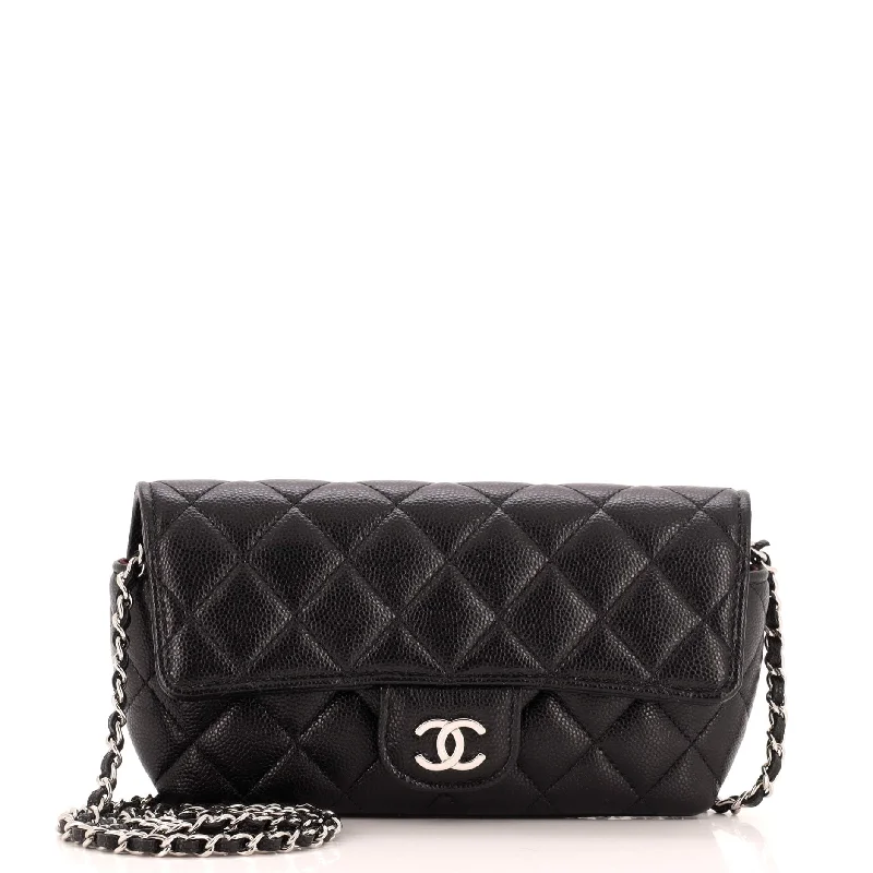 Versatile Bags That Suit Any Outfit Or Event Classic Sunglasses Case with Chain Quilted Caviar