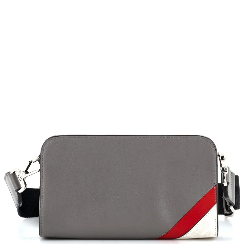 Romantic Valentine's Day Bags With Promotions Clutch with Strap Zucca Coated Canvas and Leather