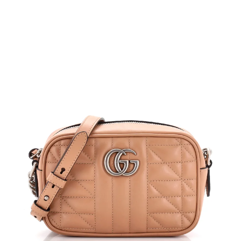 Trendy Bags GG Marmont Shoulder Bag Mixed Matelasse Leather Mini