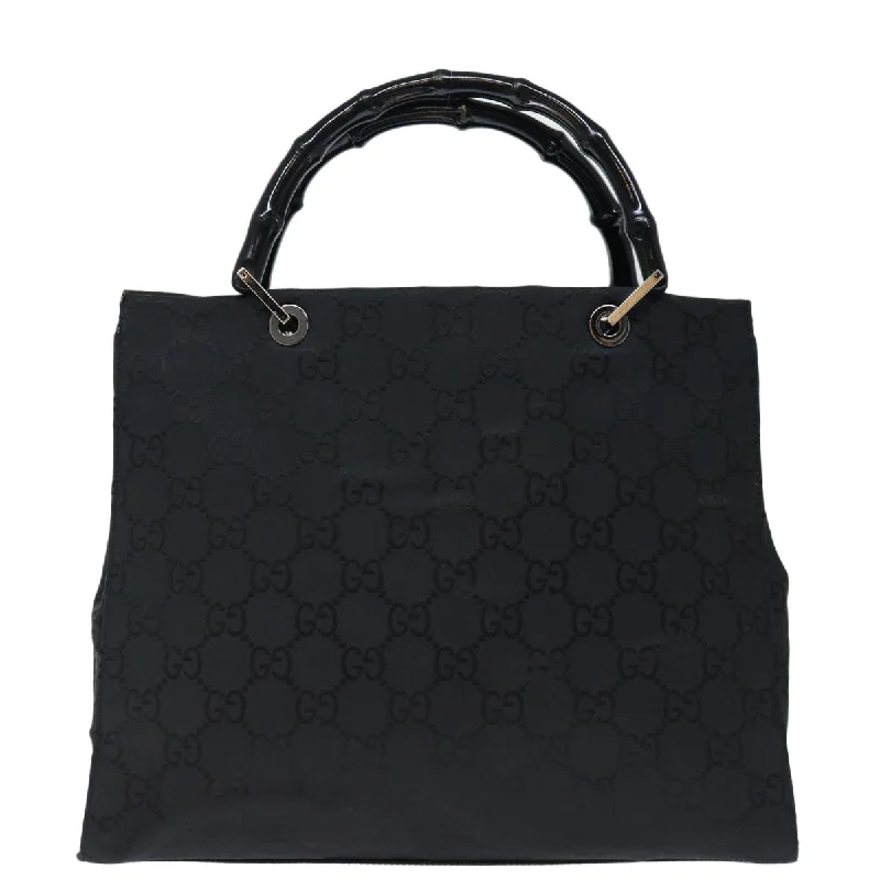 Versatile Bags That Suit Any Outfit Or Event Gucci Bamboo  Canvas Tote Bag (Pre-Owned)