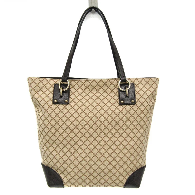 Scratch-Resistant And Luxury Sale Bags Gucci Diamante  Canvas Tote Bag (Pre-Owned)