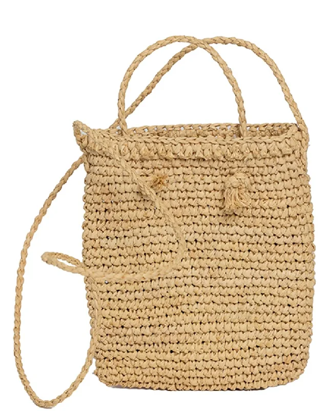 Festival Bags For Concerts And Events Hat Attack Harmony Mini Raffia Bag