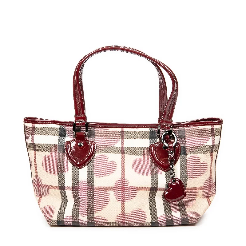 Festive Holiday Gift Bags Hearts Gracie Tote