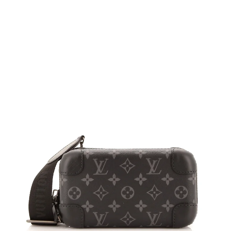 Eco-Friendly Bags With Promotions Horizon Clutch Monogram Eclipse Canvas