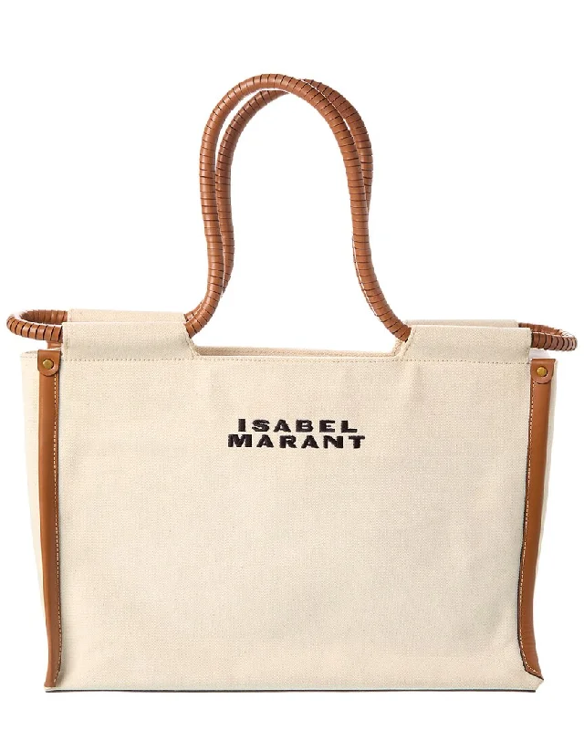 Retro Lovers Isabel Marant Toledo Canvas & Leather Tote