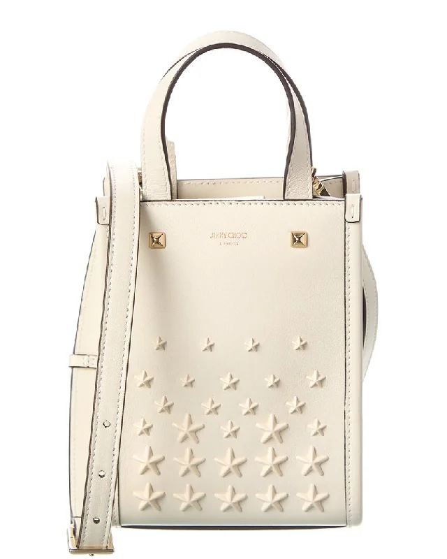 Lightweight And Affordable Bags Jimmy Choo Mini North South Leather Tote