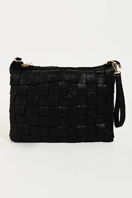 Eco-Friendly Bags For Sustainable Fashion Lovers BASKETWEAVE CONVERTIBLE CLUTCH