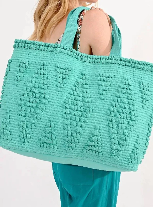 Modern And Limited-Time Offer Bags Large Shopper Tote Bag In Turquoise