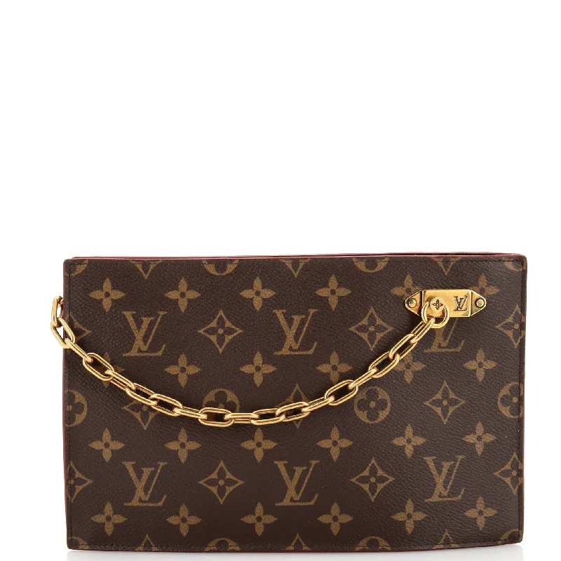 Modern And Limited-Time Offer Bags Legacy Chain Clutch Monogram Canvas