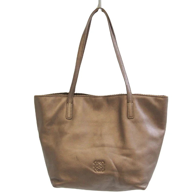 Seasonal Sale Bags Loewe Anagram  Leather Tote Bag (Pre-Owned)