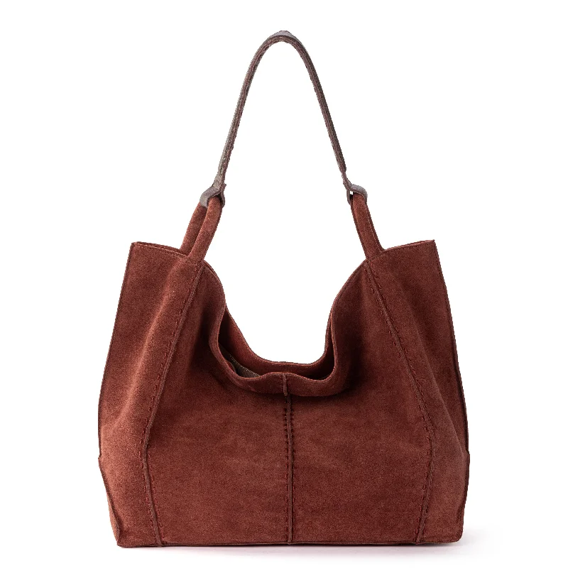 leather - cinnamon suede