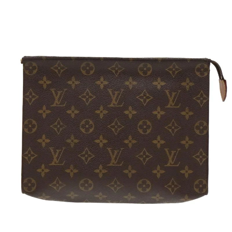 Bags For Free-Spirited And Artistic Styles Louis Vuitton Poche Toilette  Canvas Clutch Bag (Pre-Owned)