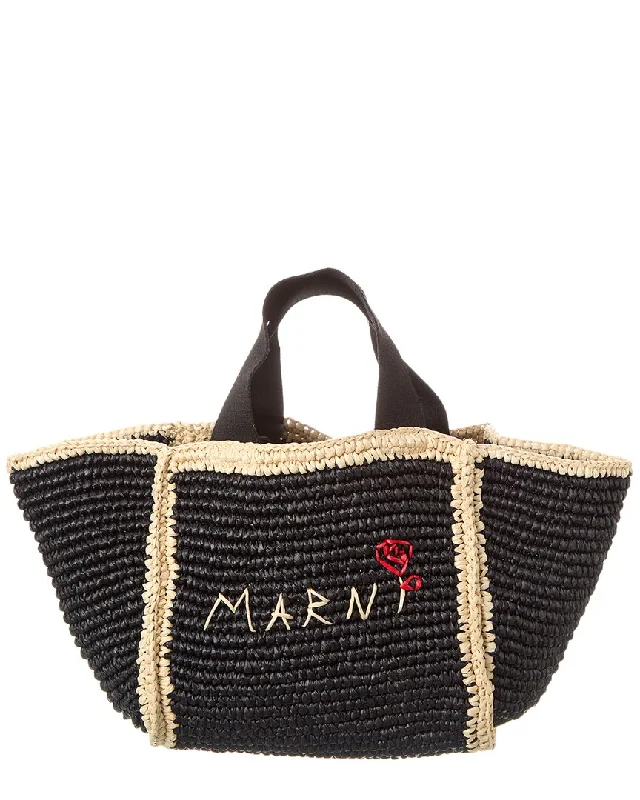 Affordable Bags For Budget Shoppers Marni Macrame Sillo Small Shopper Tote