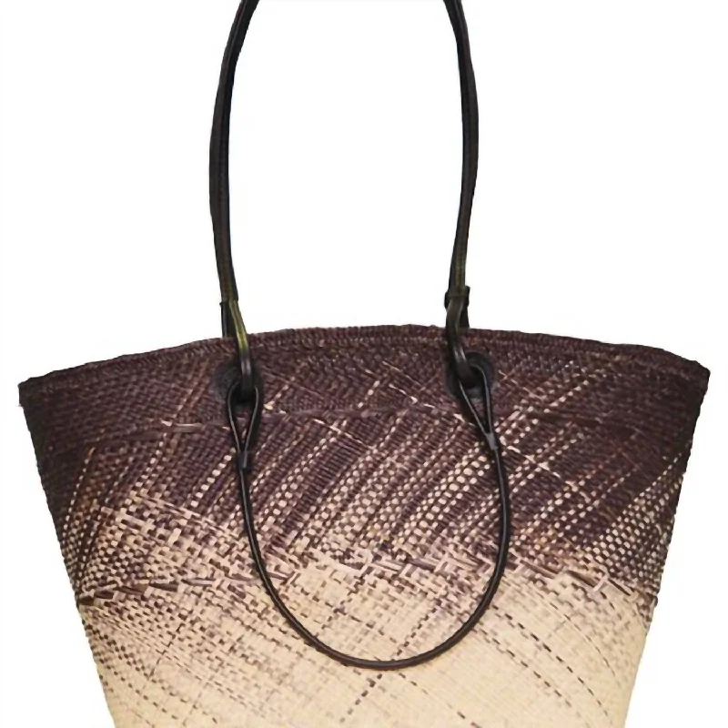 Tote Bag For Office Use Medium Basket Bag In Ombre