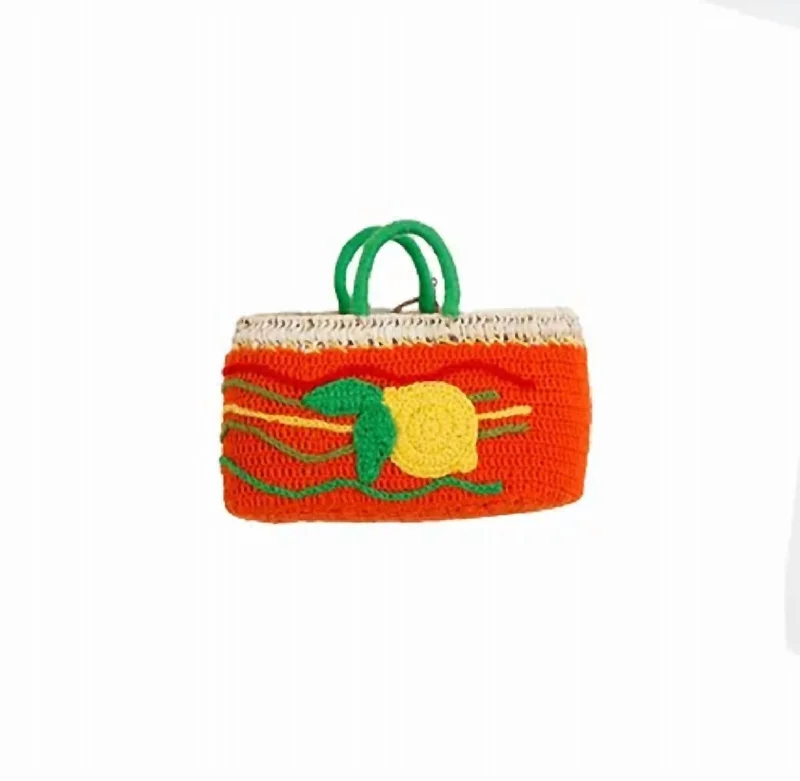 Spacious And Discounted Bags Medium Undercover Ibiza Woven Straw Tote Bag In Orange Multi