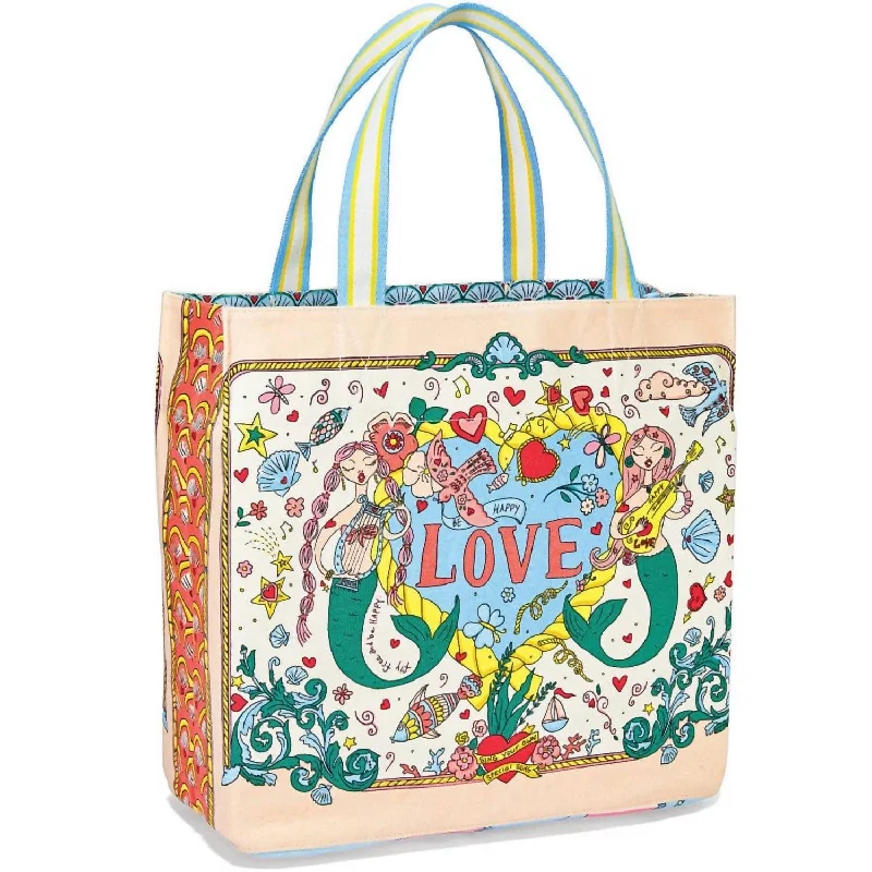 Luxury Bags For Professionals With Discounts Mermaid Tote Bag In Multi