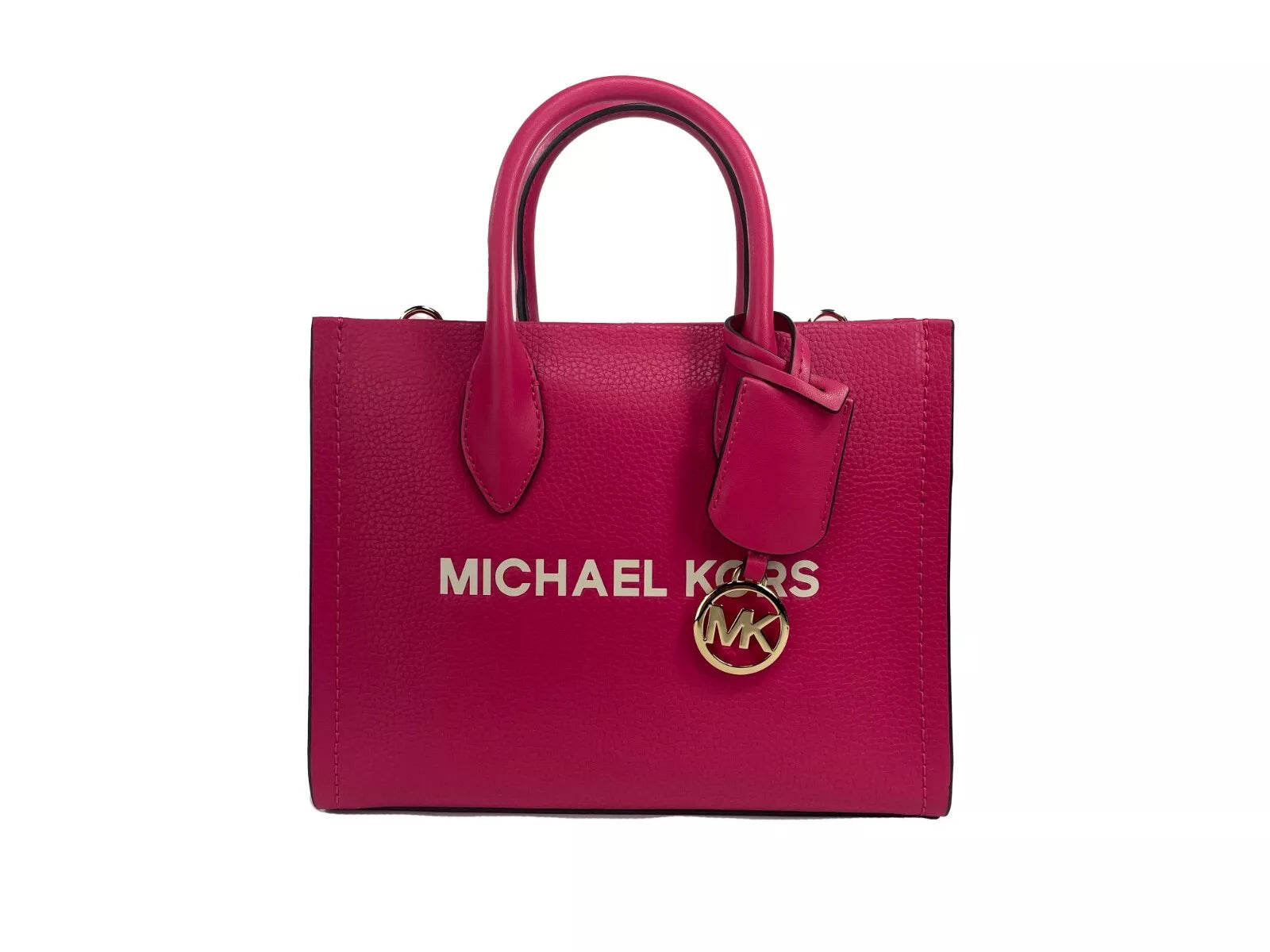 Luxury Bags For Working Professionals Michael Kors Mirella Small Leather Top Zip Shopper Tote Women's Bag