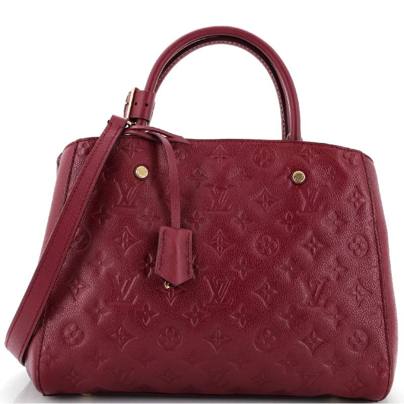 Affordable Bags For Budget Shoppers Montaigne Handbag Monogram Empreinte Leather MM