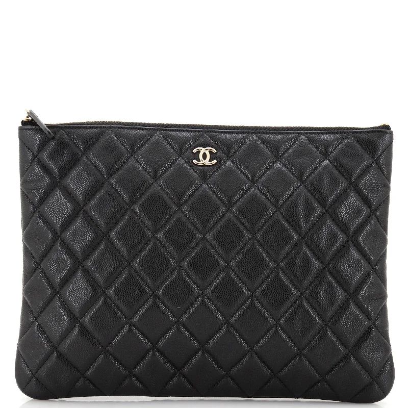 Seasonal Sale Bags O Case Clutch Quilted Caviar Medium