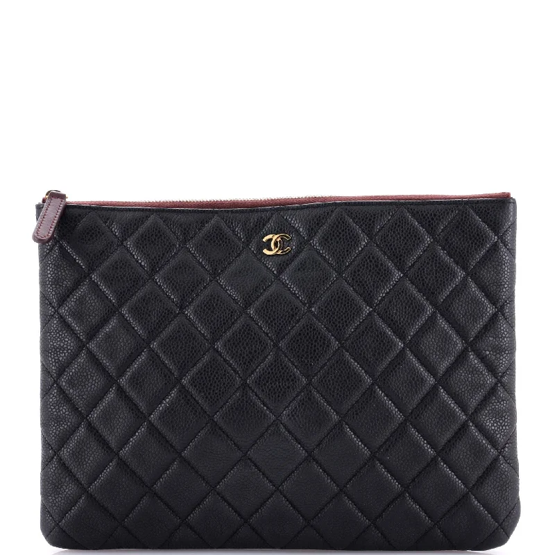 Versatile Bags That Suit Any Outfit Or Event O Case Clutch Quilted Caviar Medium