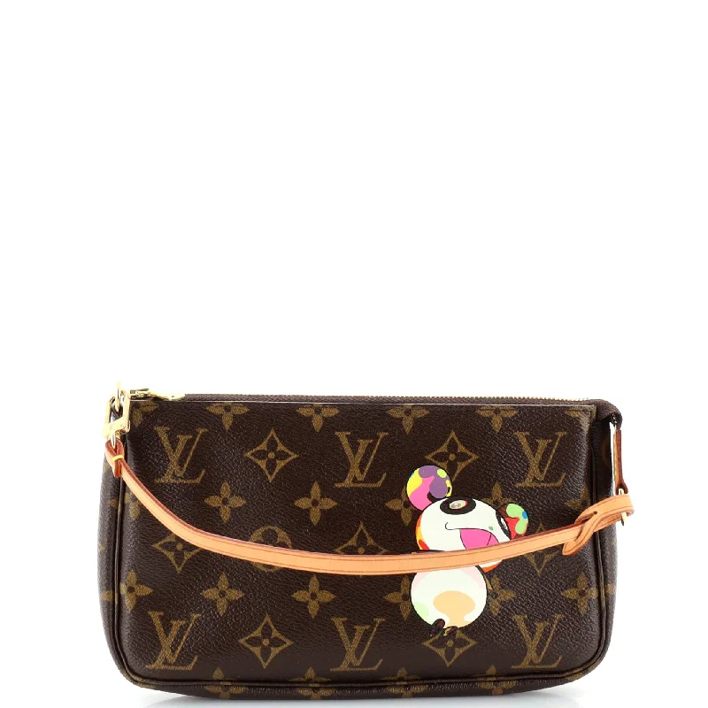 Black Friday Deals On Stylish Handbags Pochette Accessoires Limited Edition Monogram Murakami Panda