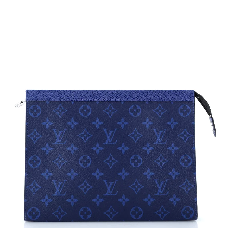 Festive Holiday Gift Bags Pochette Voyage Monogram Taigarama MM