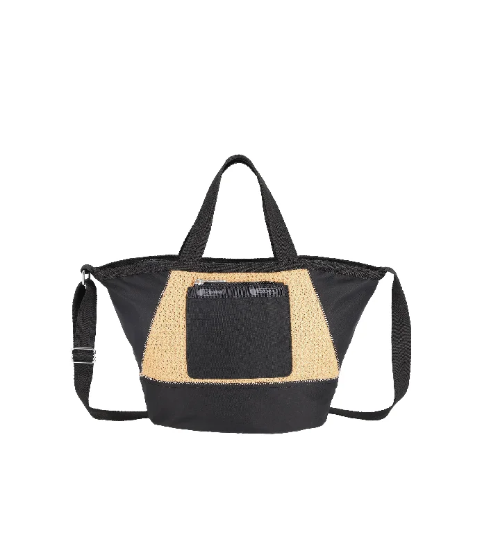 Affordable Bags For College Students On Sale Raffia Convertible Tote